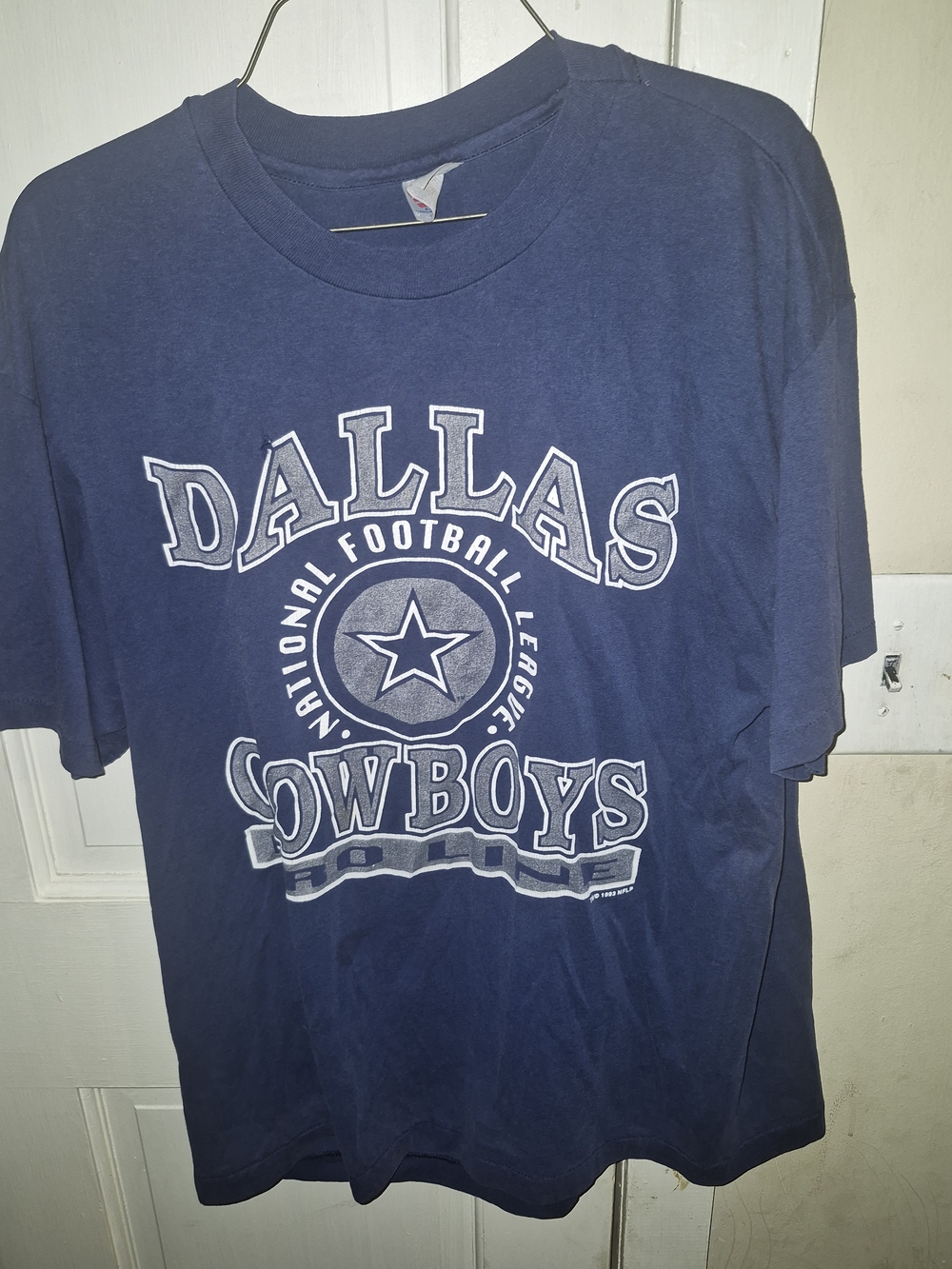 NFL Dallas Cowboys NFL Football League graphic tee Graphic Tee Blue XL